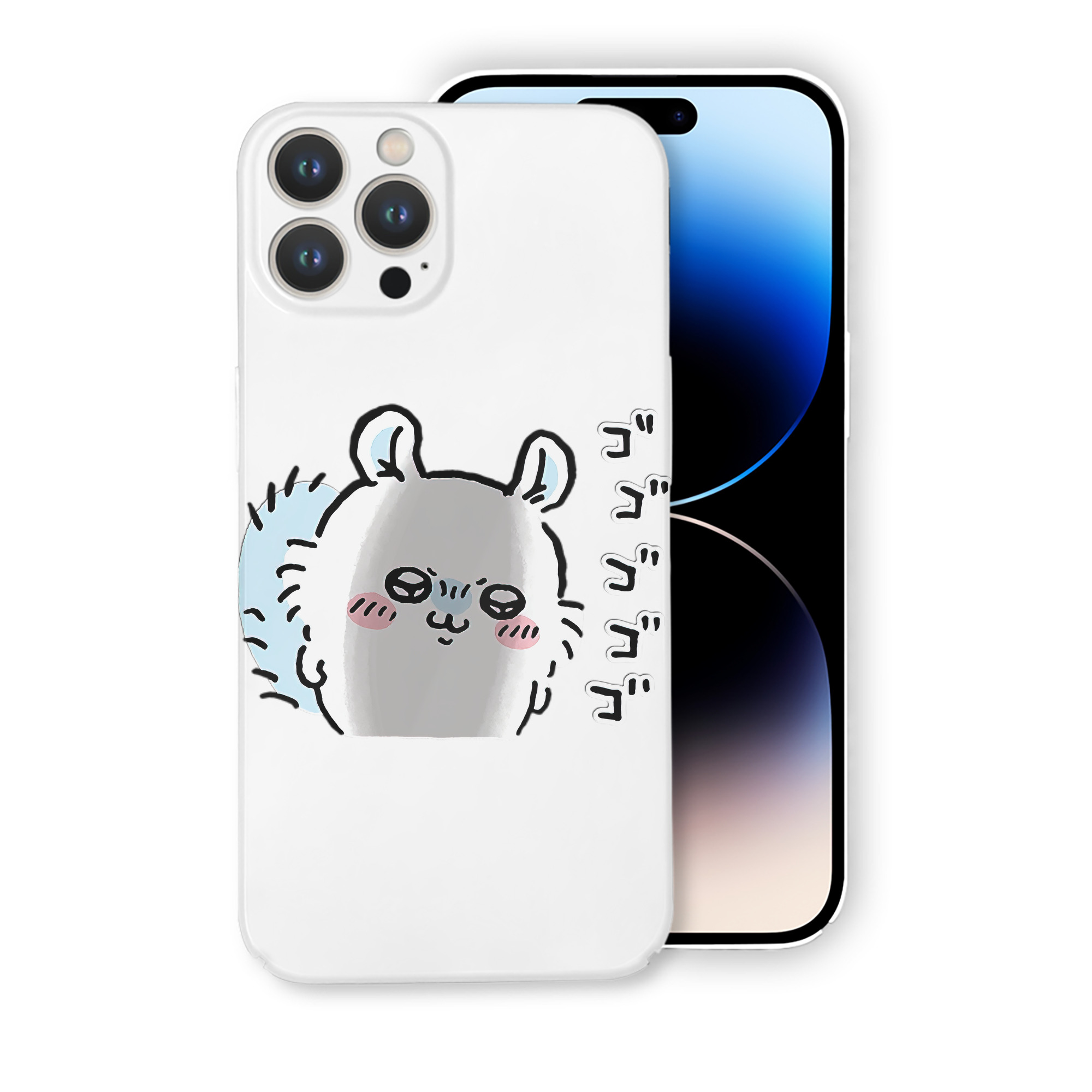 （画像用） ちいかわ モモンガ Chii-kawa Momonga 【iPhone 14シリーズ対応】ハードケース
